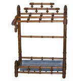 Antique Faux Bamboo Umbrella Stand