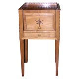 Table De Nuit with Star Inlay