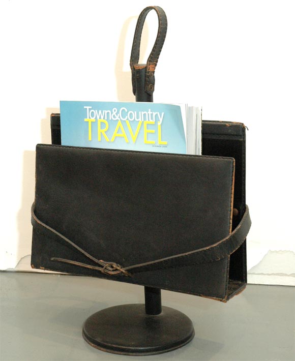 Jacques Adnet Magazine Holder