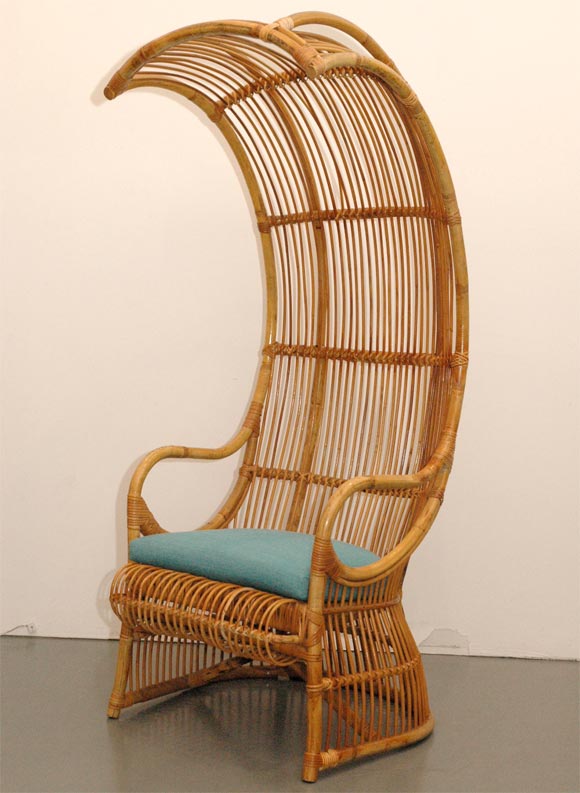 Amazing Rattan "Cobra" chairs