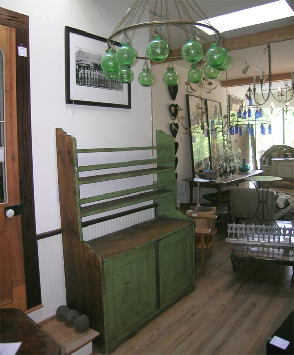 Painted Plate Cupboard