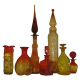 New Group of Red/Amber Glass