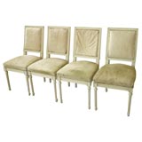 Set of 10 Louis XVI Style Dining Chairs