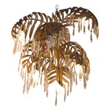 Palm Frond Chandelier