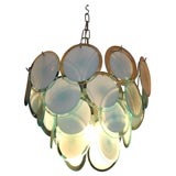 1970's Vistosi Disc Light Fixture (Turquoise)