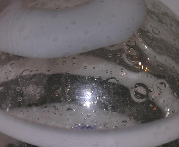 Mid-20th Century #3210 Glass Globe Hanging Fixture