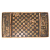 19THC ORIGINAL PAINTED GAME BOARD