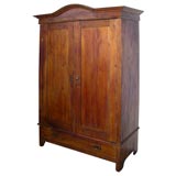 Antique 19THC  ARMOIRE/WARDROBE IN OLD NATURAL SURFACE