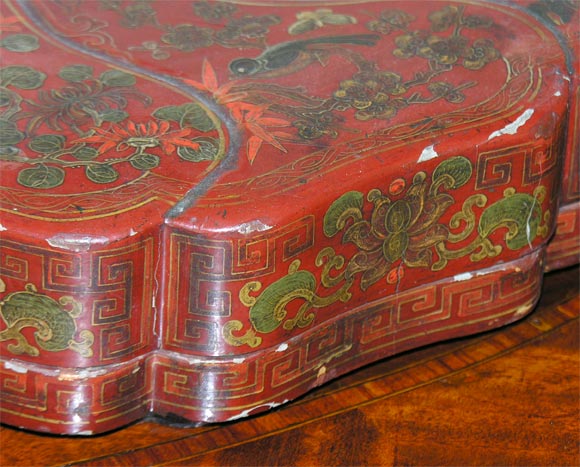 Lacquered Chinese Game Box For Sale