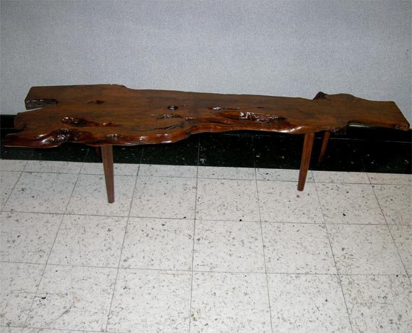 Yew Plank Top Coffee Table by Reynolds of Ludlow