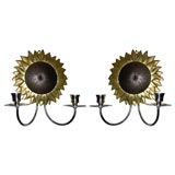 Pair of Sconces by Charles & Fils
