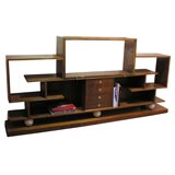 A Mahogany  Moderniste Libraire/ Display Cabinet