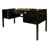 Black lacquered desk