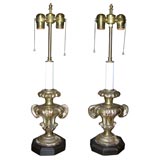 Pair of 18th century Urn Lamps