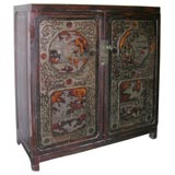 Two-door Chinese Armoire richly inlaid