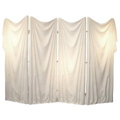 Antique Marc Bankowsky, Four-Panel Plaster Screen, France, 2008