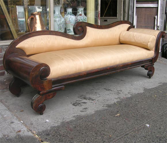 19th Century Antique Recamier For Sale