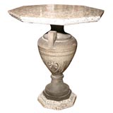 19th Century Carved Two Color Granite Table 12