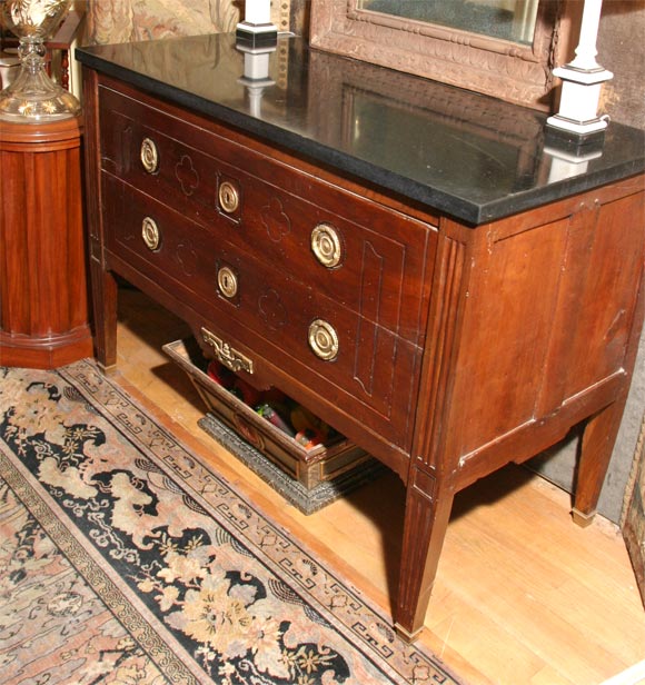 18th Century Two-Drawer French Commode In Good Condition For Sale In Hudson, NY
