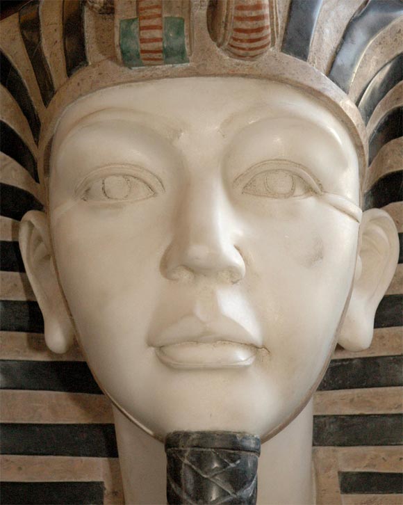 Unknown Marble Bust of Egyptian Pharaoh