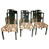 Set of eight James Mont chairs 50% off