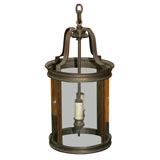 Bronze and glass Hall Lantern