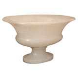 French 40's Alabaster Urn Lamp