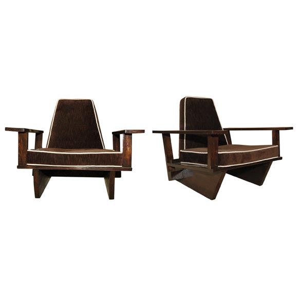 PAIR Mexican Modernist lounge Chairs