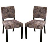 Set of 4 Dining/Game Chairs designed by Edward Wormley