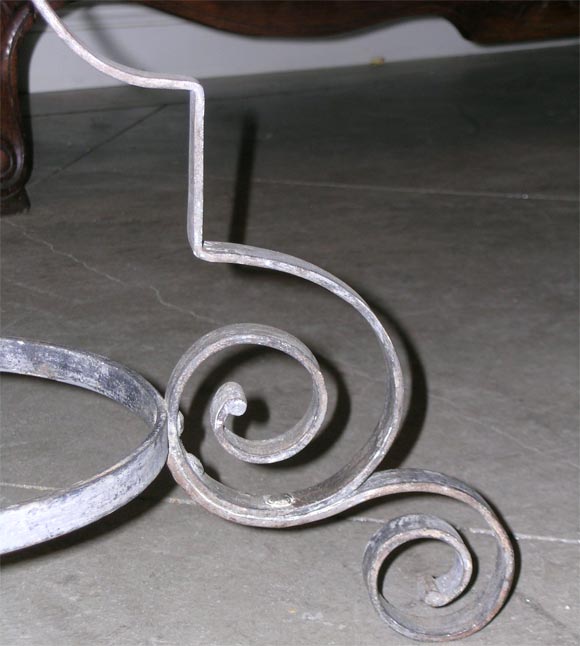 19th c. Tole and Iron Jardinaire 2