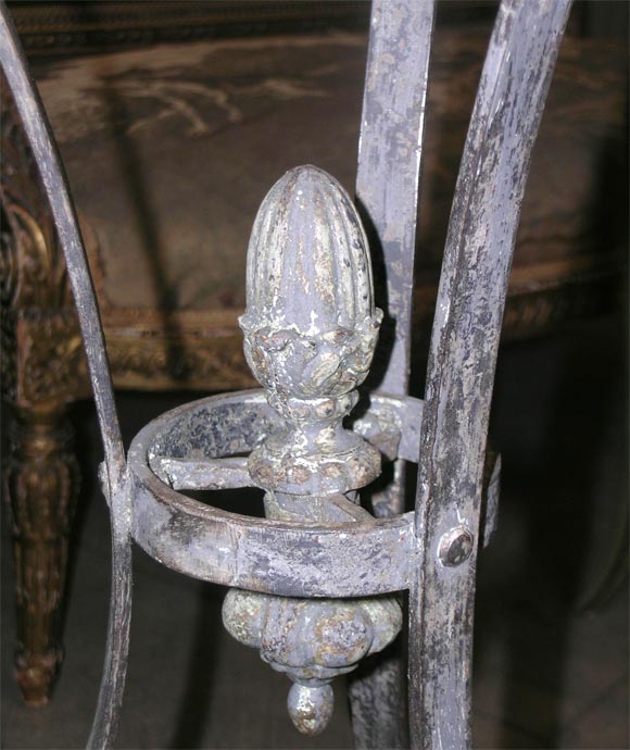 19th c. Tole and Iron Jardinaire 4