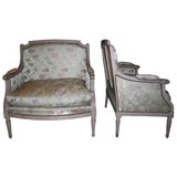 Pair 19th c. Painted Marquis'