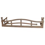 Antique Arts and Crafts hearth fender