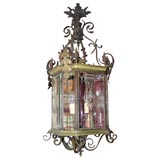19th Century French Brass Lantern