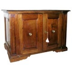 Italian Walnut Two-Door Credenza 6