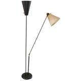 A Two-Light Floor Lamp  by David Wurster for Raymor