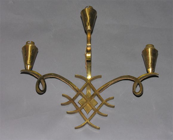 French Art Deco Wall Sconces