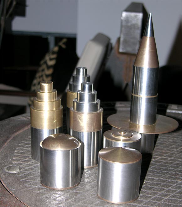 French Machinist  Stacking Puzzle Containers, Circa 1960's