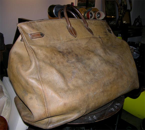 Sac de voyage géant Hermès Birkin, Circa 1930's Bon état à New York, NY