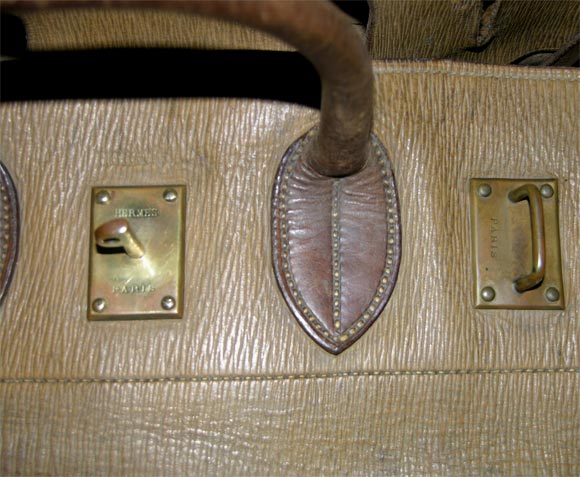 Leather Giant Hermes Birkin Travel Bag, Circa 1930's