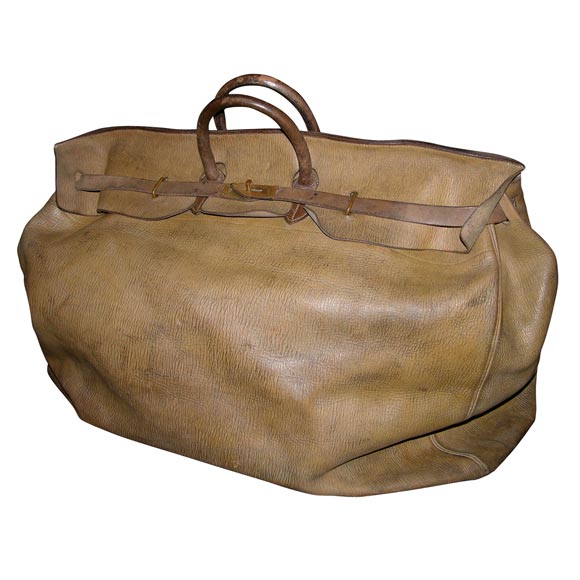 Giant, Beautifull Worn, Hermes Travel Bag, 1stdibs.com