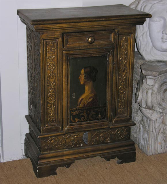 Italian Painted Credenza