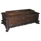 Antique 17th century Italian wedding chest