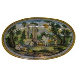 Large scale 18th century Italian Maiolica Charger