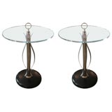 Pair of cigarette tables