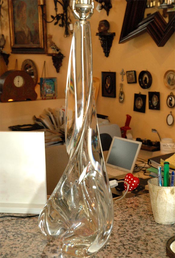 Mid-20th Century Saint -Louis  crystal lamp