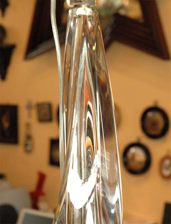 Saint -Louis  crystal lamp 3