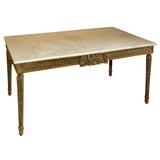 Antique early 19thC. Louis XVI  console table with marble top