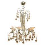 French 1930-40  crystal chandelier