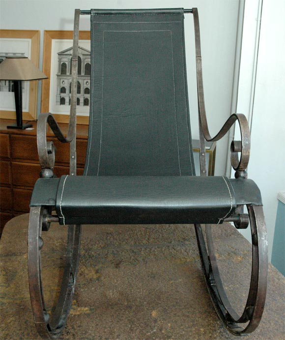 Wrought Iron Wrought iron rocking chair